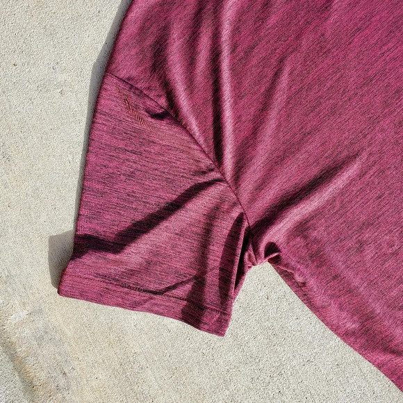 Power Forward Men's Burgundy Athletic Short Sleeve Top Size XL - Picture 5 of 11